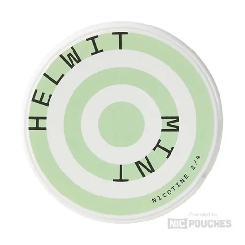 Helwit Mint nicotine pouches tin
