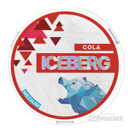 Iceberg Cola nicotine pouches tin