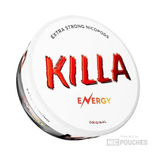 Killa Energy Extra Strong nicotine pouches tin