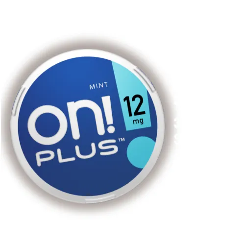 On! Plus Mint 12mg nicotine pouches tin